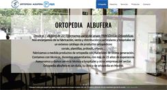 Desktop Screenshot of ortopediaalbufera.com